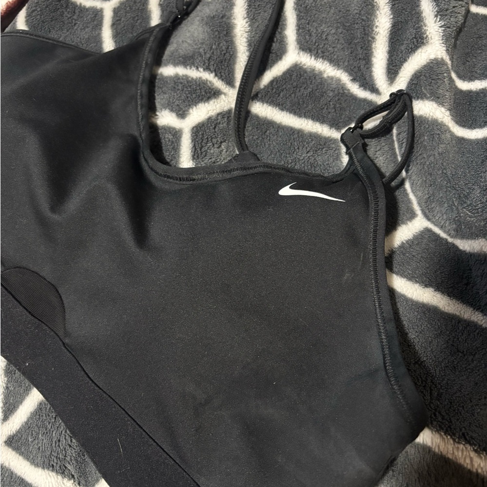 Nike Women's Black and White Sports Bra